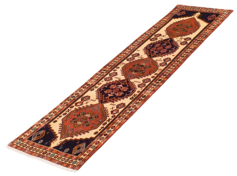 Vintage Hand-knotted Runner Rug 2'2" x 8'9" Traditional Oriental Wool Carpet gallery