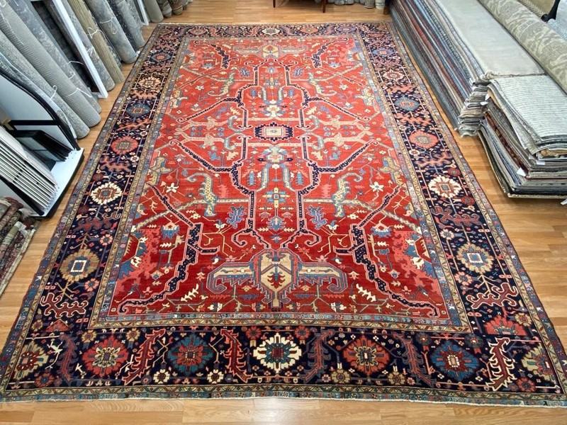 Beautiful Bakhshayesh - 1890s Antique Oriental Rug - Tribal Carpet - 13.6 x 18.8 gallery