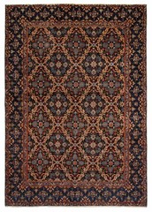 Vintage 6’9″ x 9’10” Traditional Hand Knotted Vegetable Dye Wool Area Rug