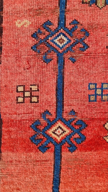 very old rug, Stair rug 3x7, Kitchen rug 3x7, kilim rug 3x7, Antique rug 3x7 gallery