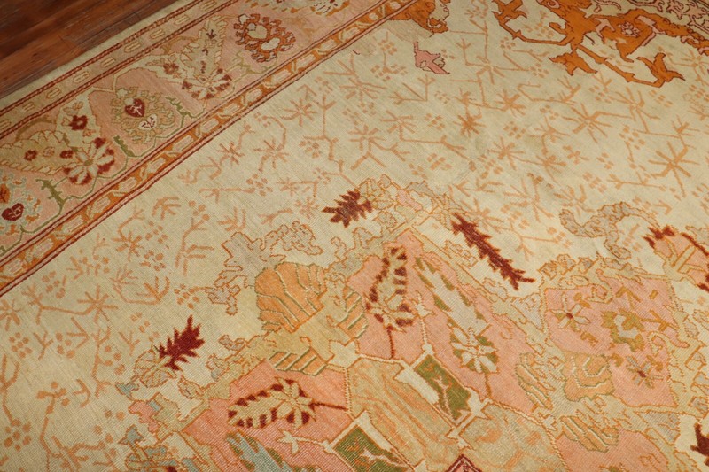 Antique World Class Turkish Oushak Ushak Rug Size 11'8''x15'6'' gallery