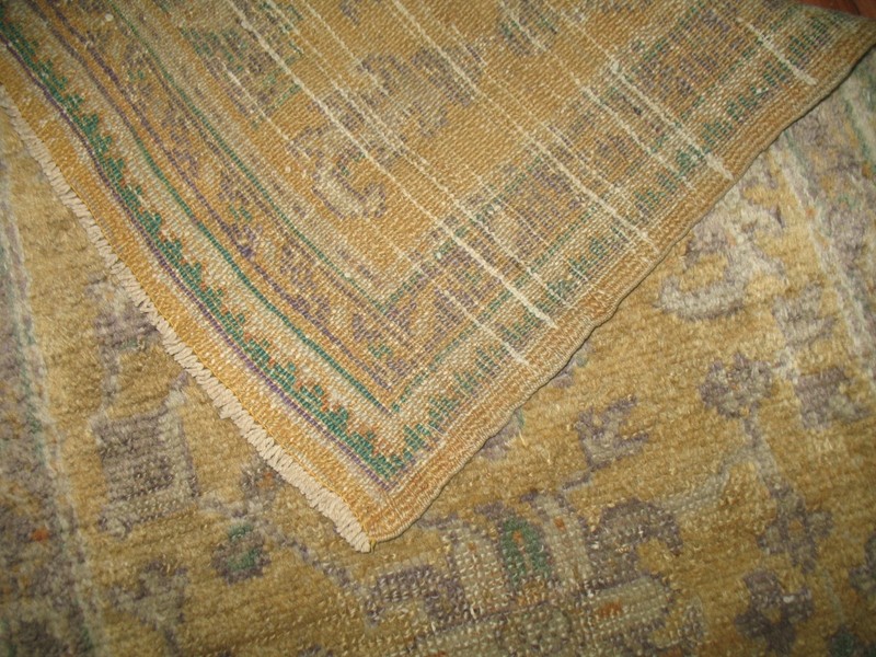 Antique Turkish Oushak Ushak Rug Runner Size 2'6''x11' gallery