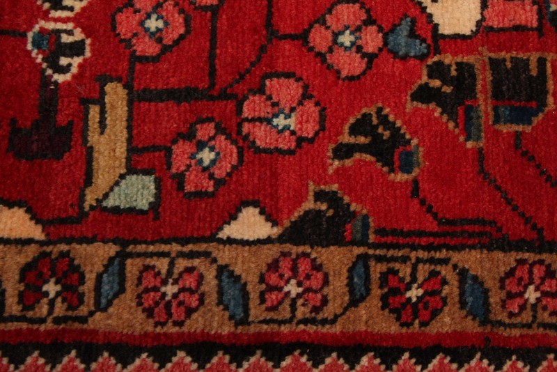 Vintage 5'5" x 7'5" Traditional Hand Knotted Vegetable Dye Wool Area Rug gallery