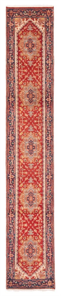 2'7" x 12'4" Vintage Hand-knotted Runner Rug Traditional Oriental Wool Carpet