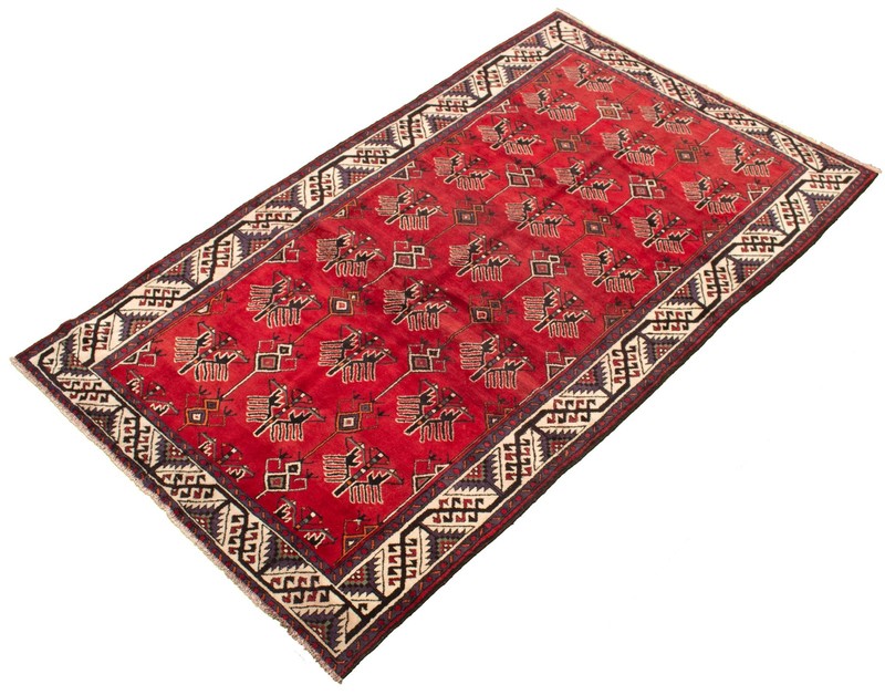 Vintage Hand-Knotted Area Rug 5'8" x 9'9" Traditional Oriental Wool Carpet gallery