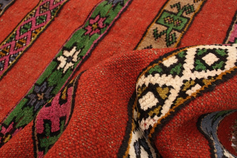 Vintage Traditional Hand-Knotted Area Rug 3'4" x 5'1" Oriental Wool Carpet gallery