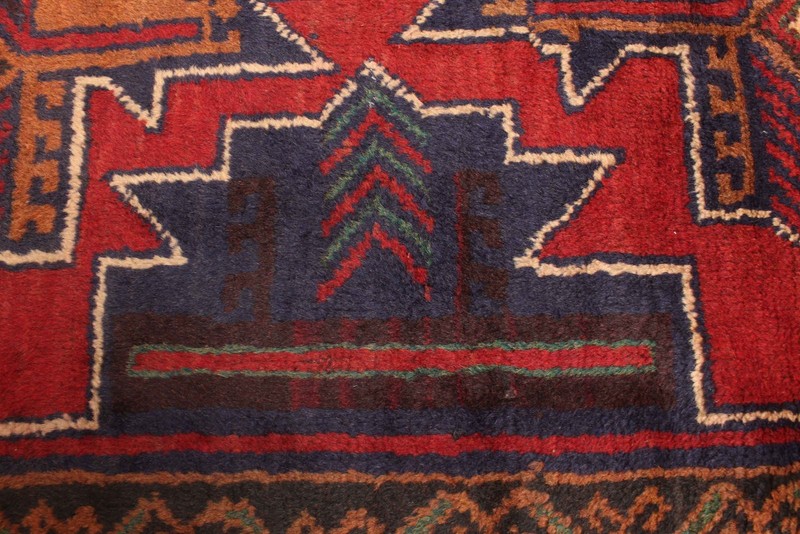 Vintage 3'4" x 6'1" Traditional Hand Knotted Vegetable Dye Wool Area Rug gallery