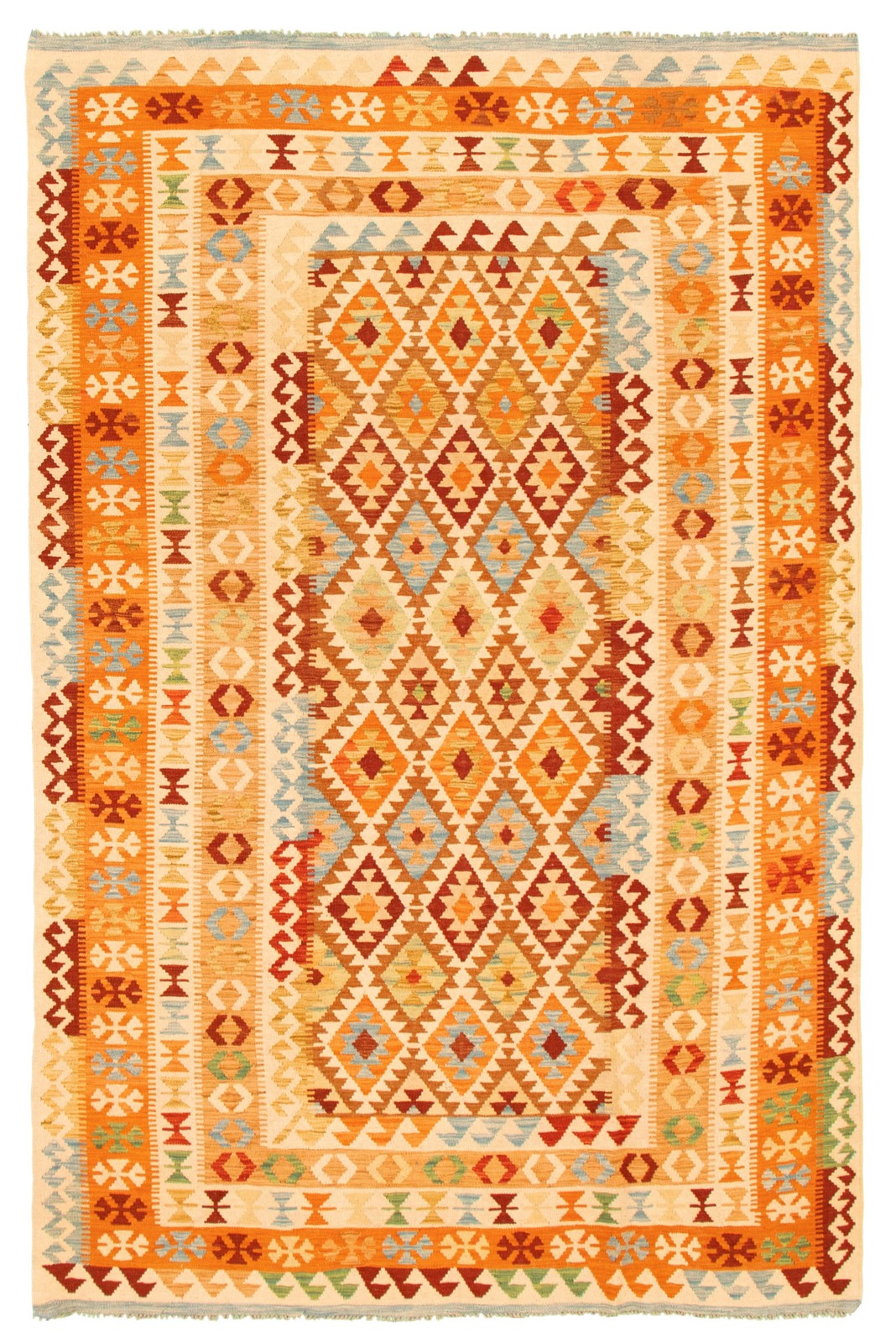 Vintage 6'9" x 9'8" Traditional Wool Hand Woven Oriental Area Rug gallery