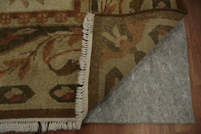 Sophisticated Aubusson French Area Rug 8x10 with Ornate Details Handmade Carpet gallery