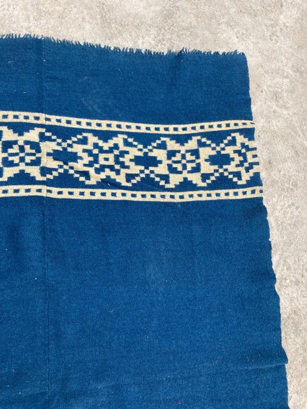 Vintage Handmade Turkish Geometric Wool Kilim Rug 220x149 cm gallery