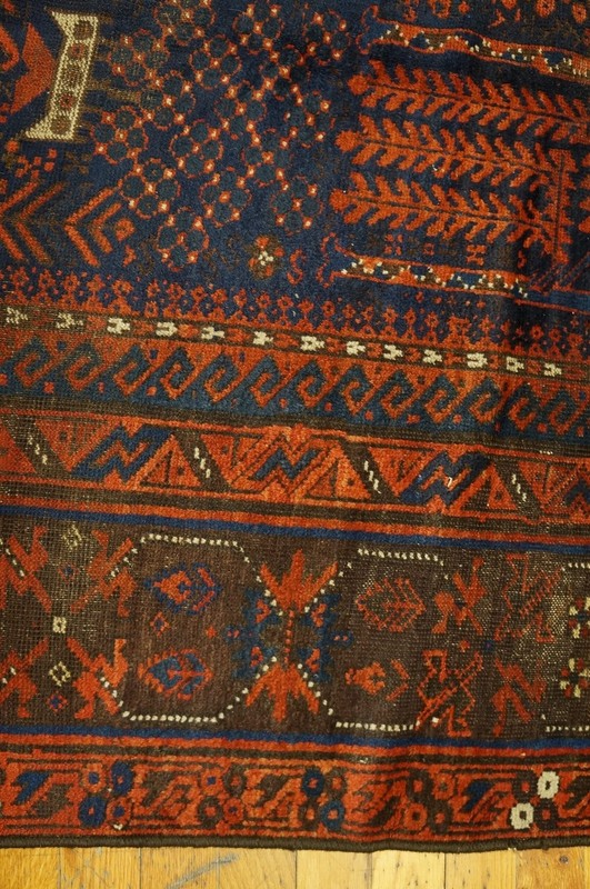 Mid 19th Century Antique Tribal Afghan tribal Rug gallery