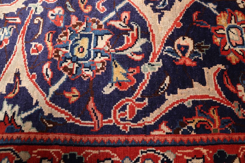 3'9" x 10'11" Vintage Hand-knotted Runner Rug Traditional Oriental Wool Carpet gallery