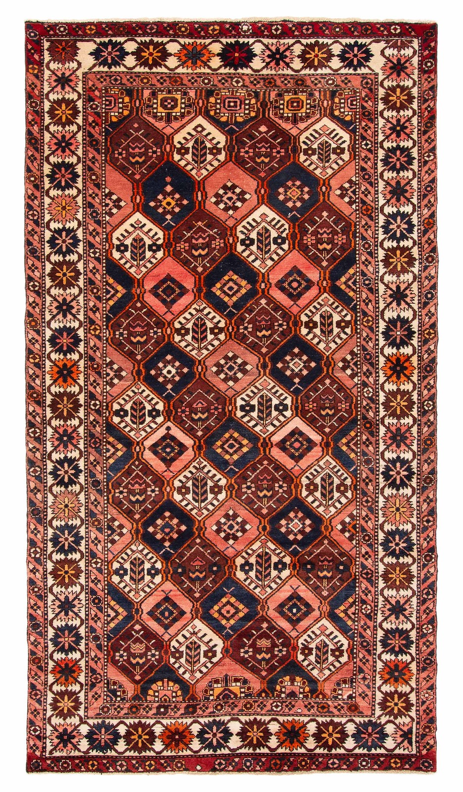 Traditional Vintage Hand-Knotted Area Rug 5'1" x 9'8" Oriental Wool Carpet gallery