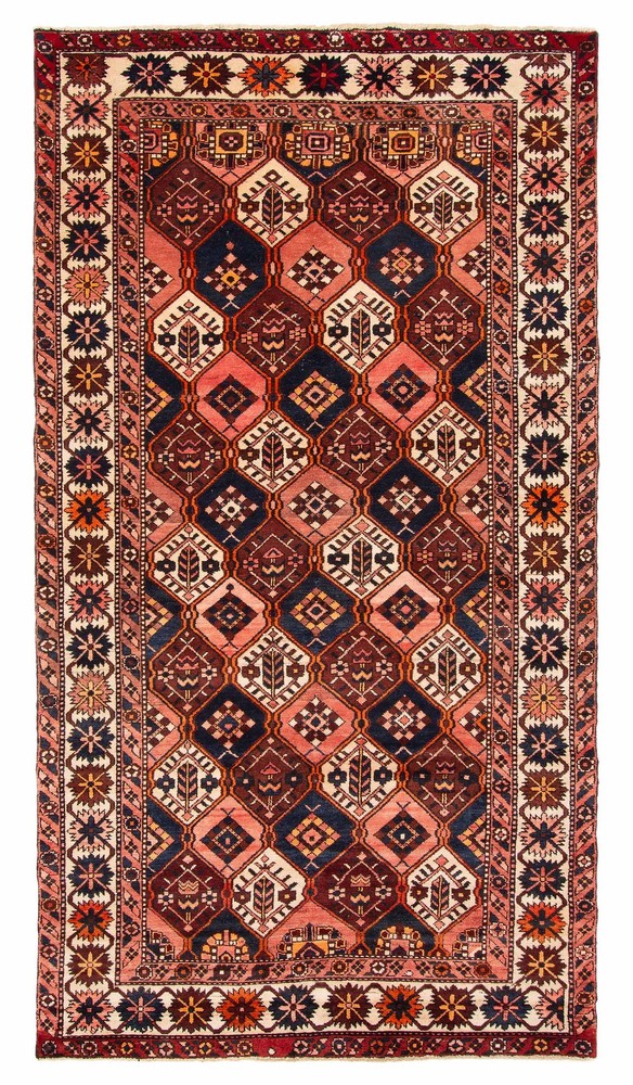 Traditional Vintage Hand-Knotted Area Rug 5'1" x 9'8" Oriental Wool Carpet