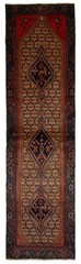 2’11” x 10’6″ Vintage Hand-knotted Runner Rug Traditional Oriental Wool Carpet
