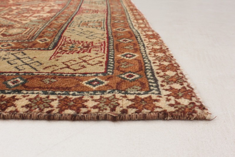 Vintage 6'4" x 9'1" Traditional Hand Knotted Vegetable Dye Wool Area Rug gallery