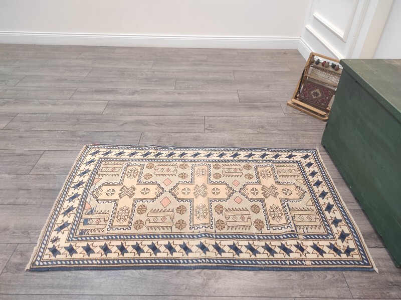 Persian Rug, Vintage Rug, Antique Rug, Handmade Wool Rug, Oriental 2.4 x 4.2 ft gallery