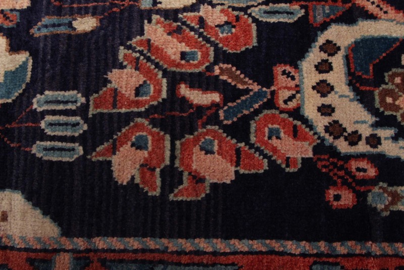 3'2" x 10'7" Vintage Hand-knotted Runner Rug Traditional Oriental Wool Carpet gallery