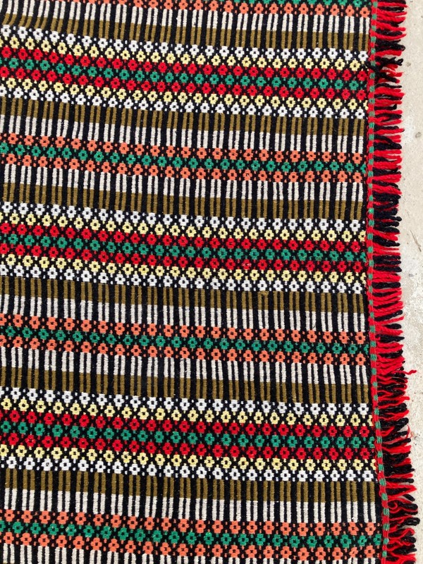 Vintage Handmade Traditional Beautiful Turkish Kilim Floor Rug Carpet 208x151 cm gallery
