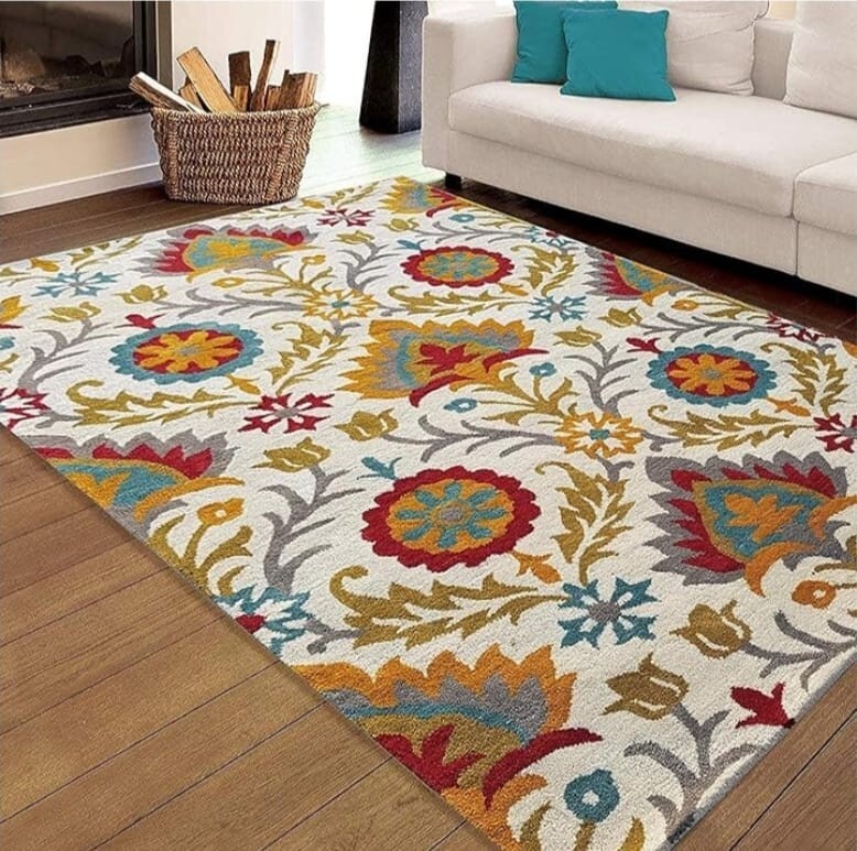 Luxurious Floral Rug With Beautiful Colour Combination And In a Gorgeous Look gallery