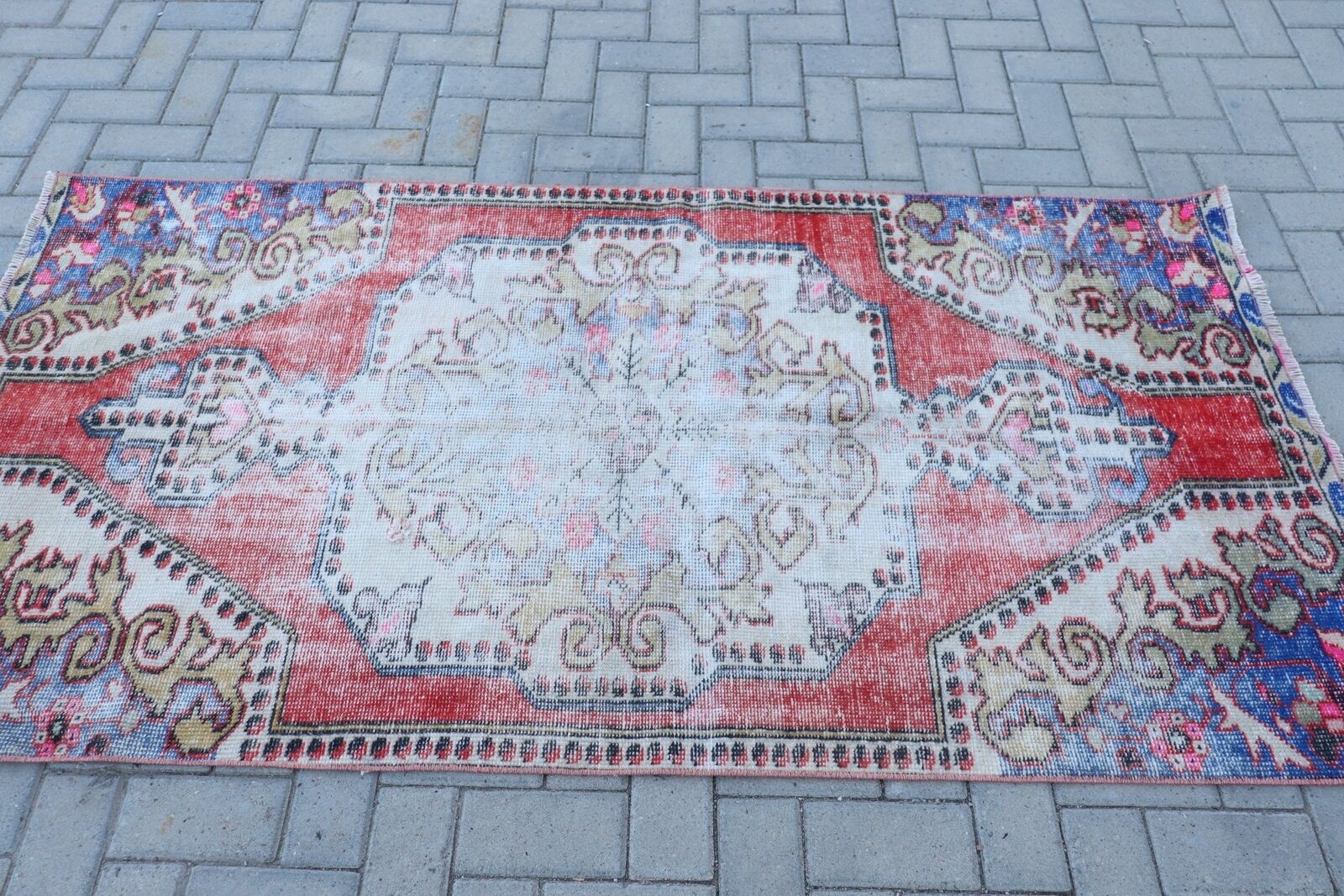 Entry Rug, Anatolian Rug, Vintage Rugs, 3.5x6.8 ft Accent Rugs, Oriental Rugs gallery
