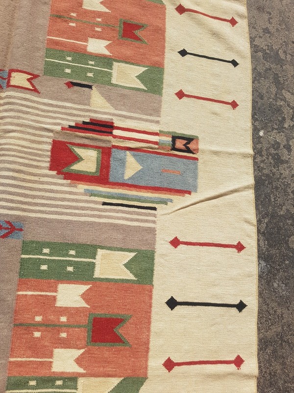 Vintage Traditional Handmade Beautiful Turkish Floor Rug 285x190 cm gallery