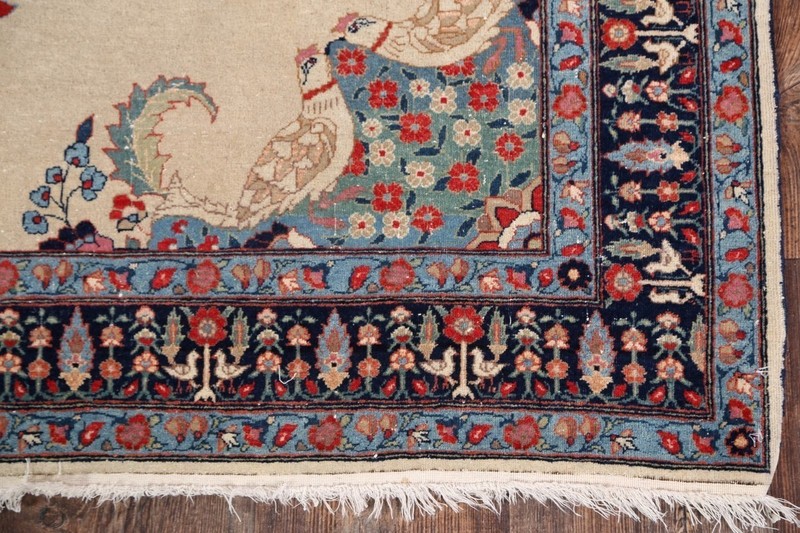 Antique Traditional Area Rug 5x7 Ft Hand-Knotted Medallion Bedroom Wool Carpet gallery