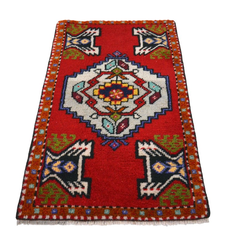 Hand Knotted Turkish Rug Small Rug, Door mat, Kitchen Rug Entry Decor 2x3 ft apr gallery