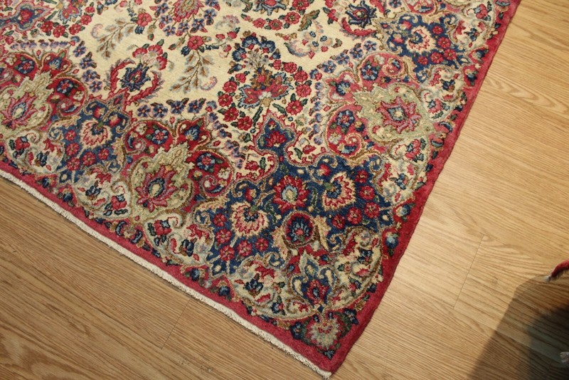 8' X 5' HANDMADE KIRMAN Authentic Circa 1920's Traditional Antique Rug 5x8 ft. gallery