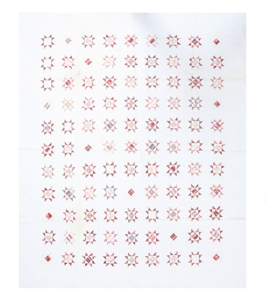 6X9 Antique American Quilts Wool Area Rug 1920