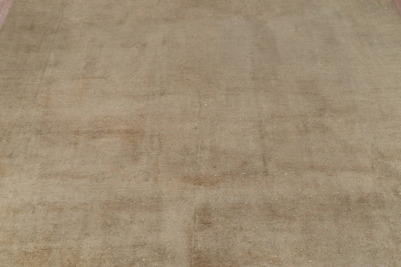 Distressed Wool Muted Hand-knotted Traditional Vintage Room Size Area Rug 8x11 gallery