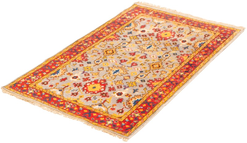 Vintage 3'10" x 6'0" Traditional Hand Knotted Vegetable Dye Wool Area Rug gallery