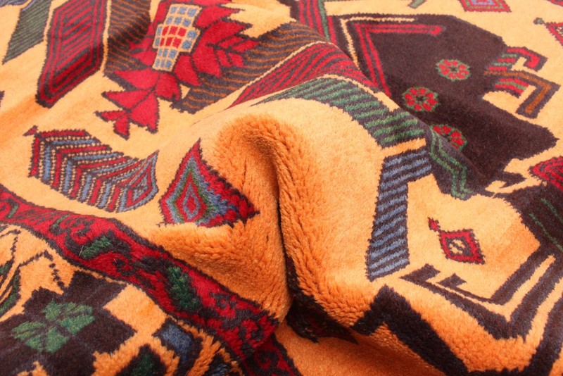 Vintage Hand-Knotted Area Rug 3'5" x 6'4" Traditional Oriental Wool Carpet gallery