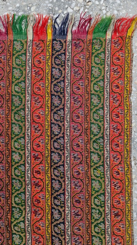 3x3 Antique rug, wool rug kilim, wall decor, antique fabric, old fabric, Sivas gallery
