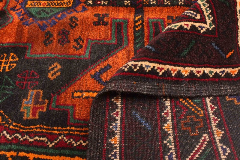 Vintage 3'4" x 5'6" Traditional Hand Knotted Vegetable Dye Wool Area Rug gallery