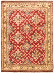 Vintage Traditional Hand-Knotted Area Rug 4’10” x 6’8″ Oriental Wool Carpet