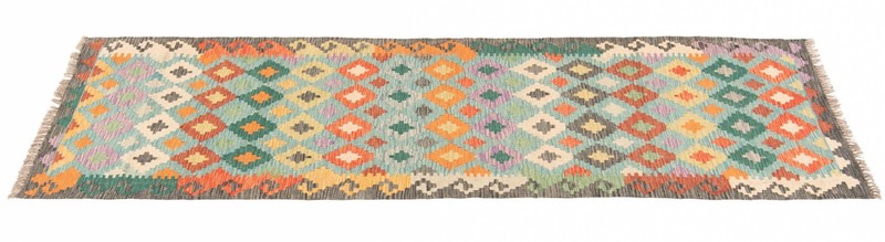 Kelim Afghan 288X83 Cm Handwoven Oriental Carpet Rug Runner gallery