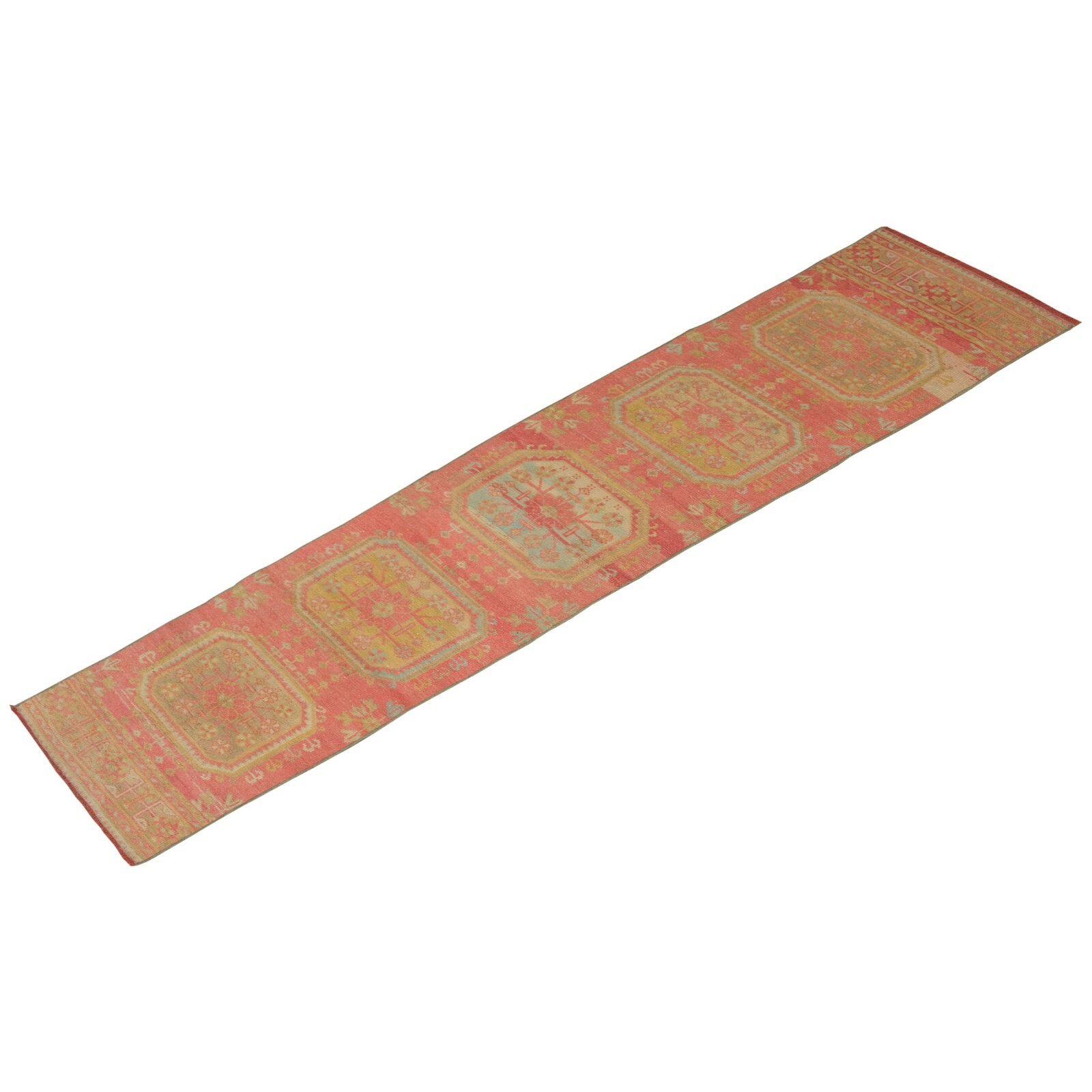 2'2 X 10'6 feet Runner Rug,Turkish Runner,Vintage Runner,Oushak Rug,Floor Rug gallery