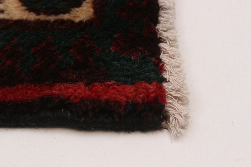3'6" x 10'7" Vintage Hand-knotted Runner Rug Traditional Oriental Wool Carpet gallery