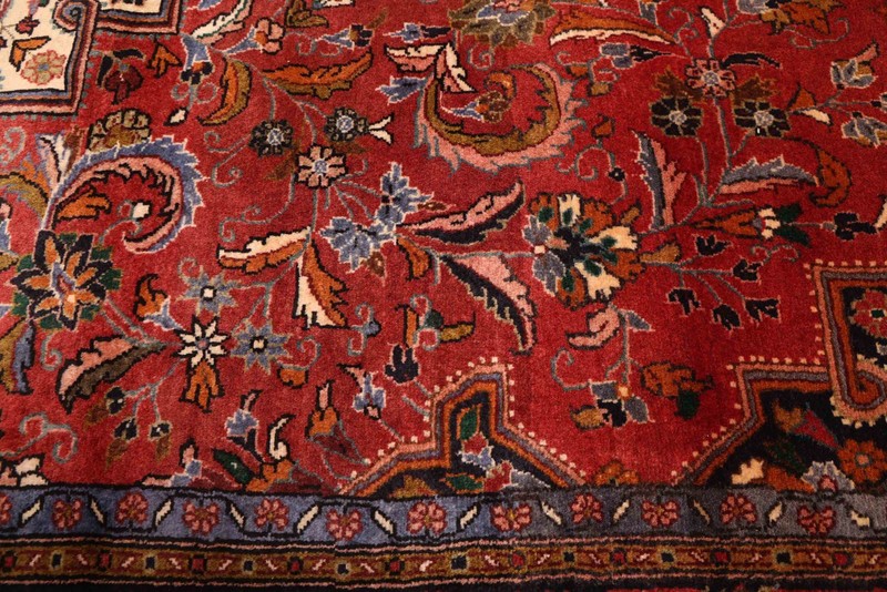 Traditional Vintage Hand-Knotted Area Rug 4'11" x 8'10" Oriental Wool Carpet gallery