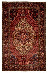 Vintage 6’0″ x 9’7″ Traditional Hand Knotted Vegetable Dye Wool Area Rug