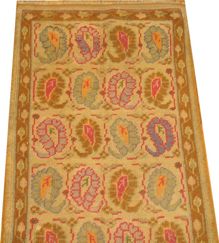 Antique Decorative Turkish Oushak Ushak Rug Runner 1'9''x5'10'' gallery