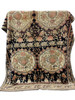 Floral Medallion One-of-a-Kind Turkish 5' 6" x 6' 10" Brown Handmade Rug gallery