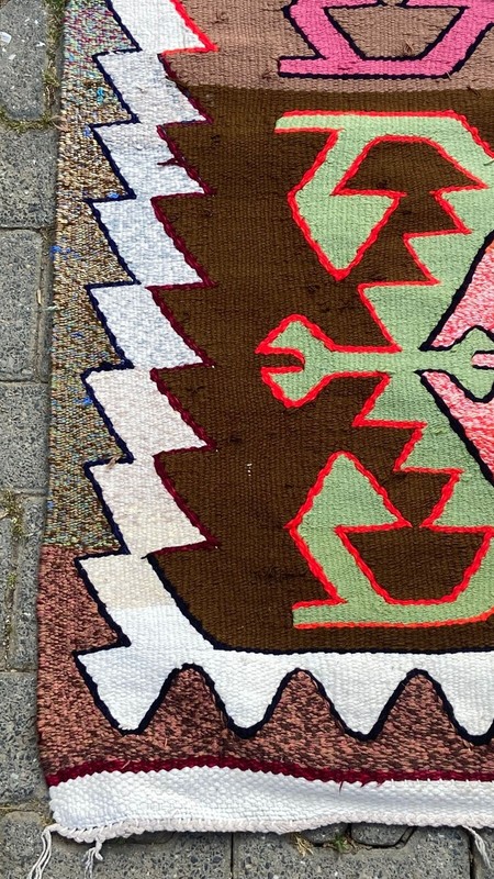 Vintage Runner Rug, Kilim Runner, 3x10 ft Hallway Rug, Long Rug,Decorative Kelim gallery