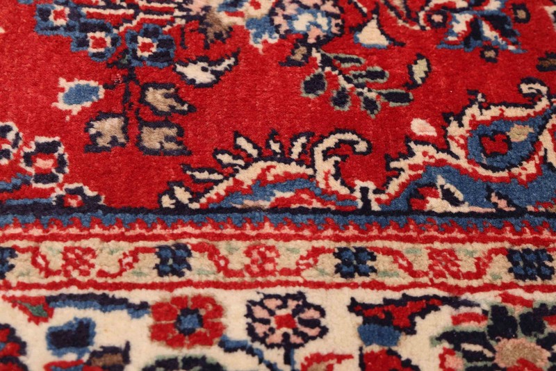 Vintage 3'5" x 5'1" Traditional Hand Knotted Vegetable Dye Wool Area Rug gallery