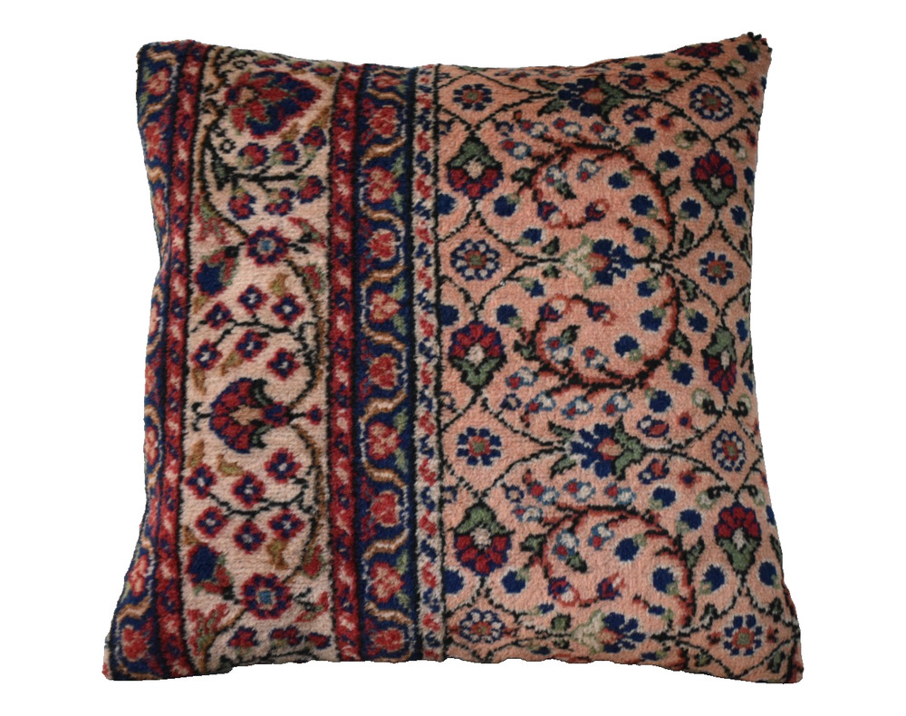 Turkish Pillow Cover Sofa Rug 16'' x 16'' Made of Antique Cushion Cover Carpet