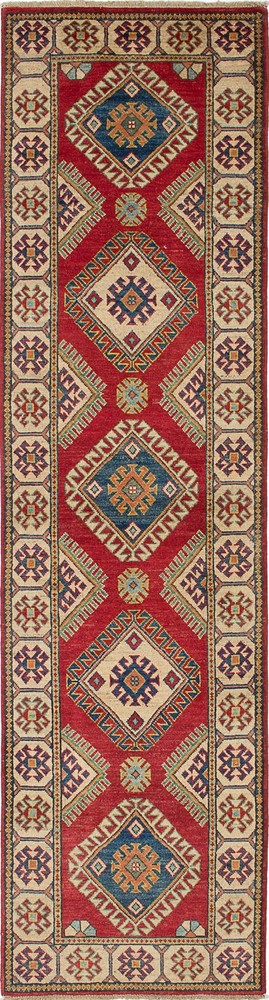 2'8" x 10'5" Vintage Hand-knotted Runner Rug Traditional Oriental Wool Carpet