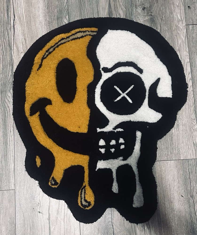 Bone & Smiley Custom Rug