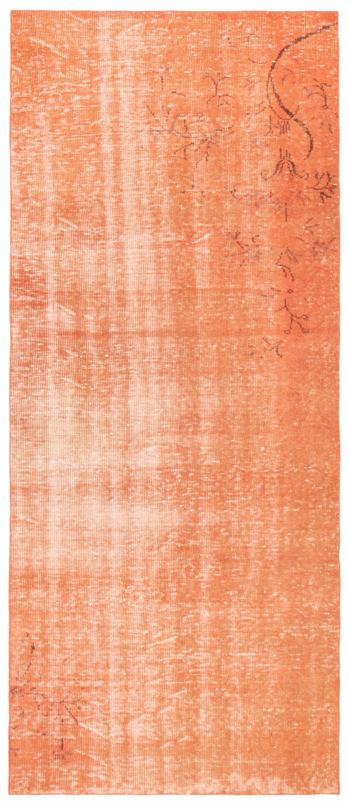 3'10" x 9'1" Vintage Hand-knotted Runner Rug Traditional Oriental Wool Carpet gallery