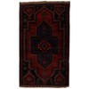 Balochi Rug Wool Handmade Area Carpet 4.6x2.8 ft gallery